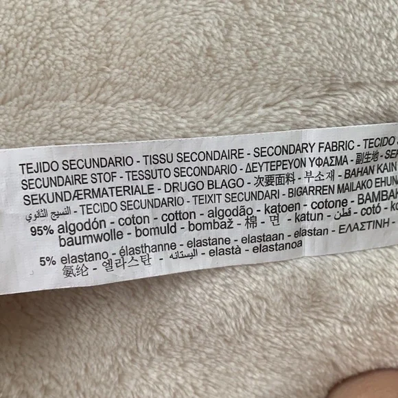 Zara Beige Baby Onesie Bodysuit 6-9M Long sleeves *Flaw - Picture 7 of 11